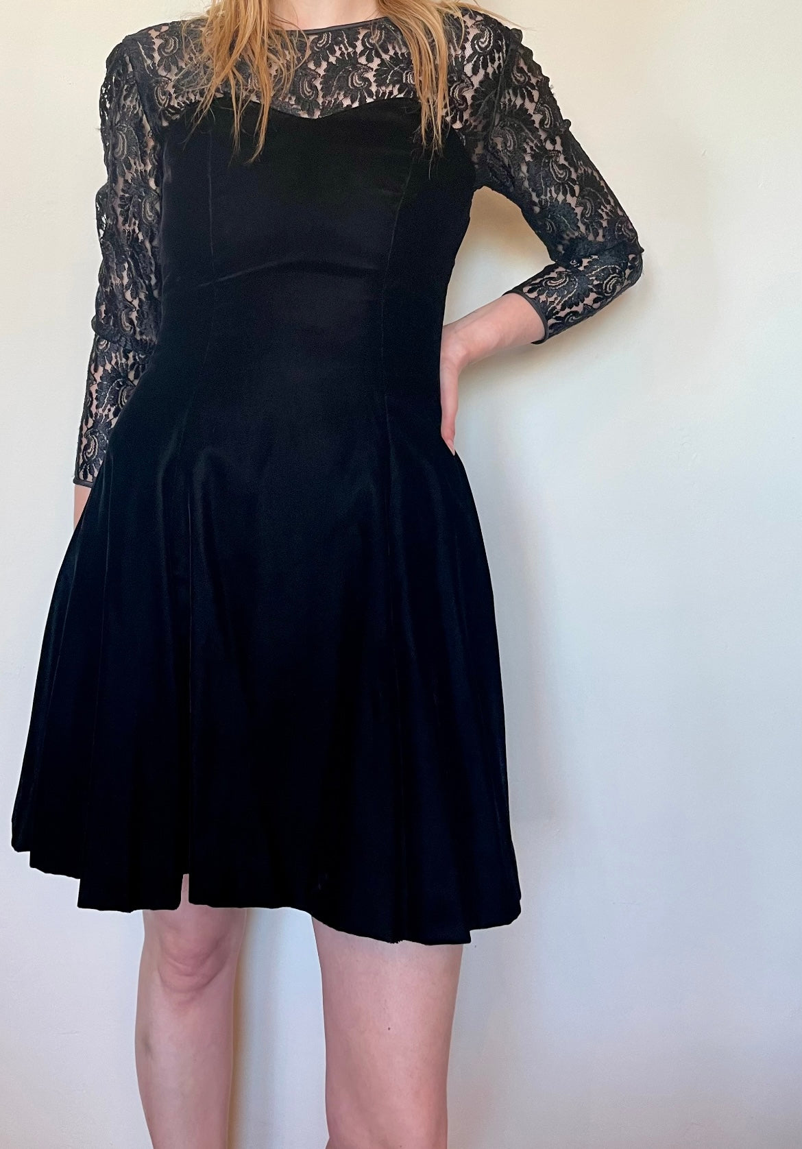 1990's Velvet Mini Dress